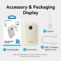 22.5w 10000mah - Vention FKAB0-C, 10000mAh, 22.5W, juodas - 14 nuotrauka