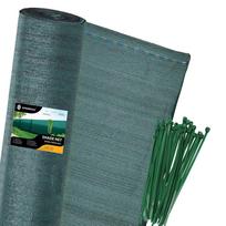 tvoros tinklas - Dekoratyvinė tvorelė Springos SN0019, 1,5 x 50 m, žalias (Green) - 2 nuotrauka