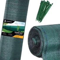 tvoros tinklas - Dekoratyvinė tvorelė Springos SN0019, 1,5 x 50 m, žalias (Green) - 4 nuotrauka