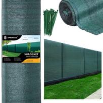 tvoros tinklas - Dekoratyvinė tvorelė Springos SN0019, 1,5 x 50 m, žalias (Green) - 5 nuotrauka