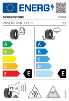 265 r16 70 - Bridgestone Blizzak DM V3 265/70 R16 112R - 2 nuotrauka