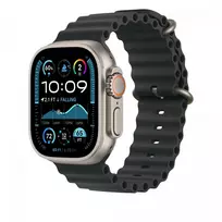 ocean band - Apple Ocean Band Extension, 49 mm, natural titanium, juodas - Dirželio prailginimas - 3 nuotrauka