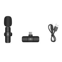 belaidis prisegamas mikrofonas -  Puluz PU3151B Lavalier Type C - 2 nuotrauka
