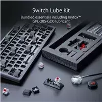 asus zaidimu - ASUS ROG Azoth USB + RF Wireless + Bluetooth QWERTY Juoda - 9 nuotrauka