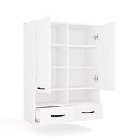 pakabinama vonios spintele - Pakabinama vonios spintelė Top E Shop NINA W2D2P2S, balta (White) - 3 nuotrauka