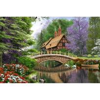puzzle castorland - Castorland Puzzle River Cottage 1000pcs - 2 nuotrauka