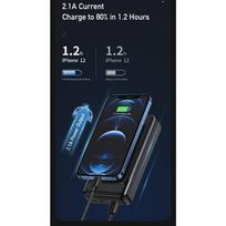 power bank 20000mah pd - Awei P6K, 20000mAh, juodas (black) - 4 nuotrauka