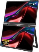 nesiojamas monitorius - Verbatim Essentials Dual 15.6" FHD, Juodas (Black) - 2 nuotrauka