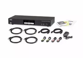 komutatorius aten - Aten CS1942DP DispalyPort 2-Port KVMP Switch - 2 nuotrauka