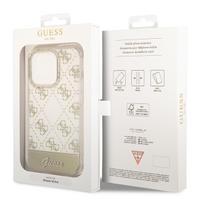 telefono deklas iphone 14 pro max - Guess "Peony Glitter Script Logo Case iPhone 14 Pro Max (GUHCP14XHG4MHG)" - 2 nuotrauka