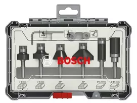galvuciu komplektas - Bosch 2607017468, frezų rinkinys 6 vnt. 6 mm - 3 nuotrauka