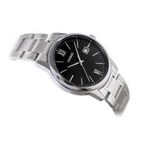casio laikrodziai vyrams - CASIO MTP-V002D-1B3 Juodas (Black) - 8 nuotrauka