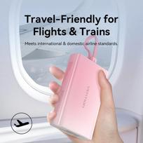 power bank usb c 10000 mah - Vention FHZP0 10000mAh 22.5W rožinė - 17 nuotrauka