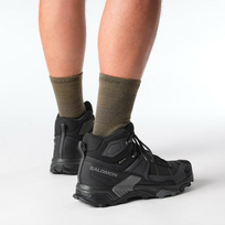trek - Vyriški žygio batai Salomon X Ultra 5 MID GTX Juodi (Black) - 2 nuotrauka