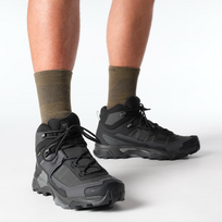trek - Vyriški žygio batai Salomon X Ultra 5 MID GTX Juodi (Black) - 3 nuotrauka