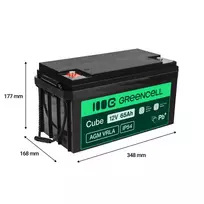 agm akumuliatorius - Green Cell Cube AGM 12V 65Ah 680A - 9 nuotrauka