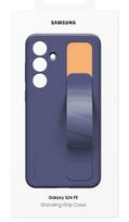 telefonas galaxy s24 - Samsung Standing Grip Case Galaxy S24 FE, Blueblack , EF-GS721CNEGWW - 2 nuotrauka