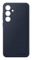 telefonas galaxy s24 - Samsung Standing Grip Case Galaxy S24 FE, Blueblack , EF-GS721CNEGWW - 4 nuotrauka