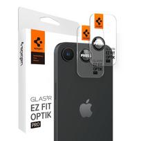 spigen glas.tr ez fit 2 pack - Spigen Optik Pro GLAS.TR "Ez Fit" Camera Cover 2-pack for iPhone 16e - Black - 1 nuotrauka