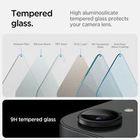 spigen glas.tr ez fit 2 pack - Spigen Optik Pro GLAS.TR "Ez Fit" Camera Cover 2-pack for iPhone 16e - Black - 2 nuotrauka