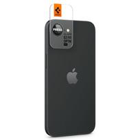 spigen glas.tr ez fit 2 pack - Spigen Optik Pro GLAS.TR "Ez Fit" Camera Cover 2-pack for iPhone 16e - Black - 7 nuotrauka