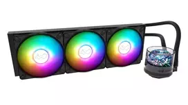 360mm aio - In Win NR36 ARGB 360mm Black - 4 nuotrauka