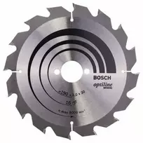 pjovimo diskas 190 - Bosch Pjovimo diskas Optiline Wood 190x30mm Z16 2608641184 - 2 nuotrauka