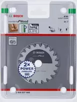 z20 - Pjovimo diskas Bosch 2608837666; 85x15 mm; Z20 - 3 nuotrauka