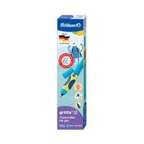 kairiaranku - Plunksnakotis Pelikan Griffix-3 L, Neon Mėlynas (Neon Fresh Blue) - 2 nuotrauka