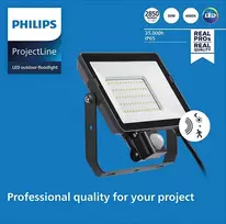 daviklus - Philips LED prožektorius Projectline 30W Juodas (Black) IP65 4000K - 3 nuotrauka