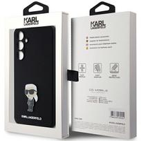 telefono deklas karl lagerfeld - Karl Lagerfeld "Silicone Ikonik Metal Pin Galaxy S23 FE" Black - 2 nuotrauka