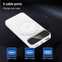 22.5w 10000mah - FIT2 H30C, 10000mAh, 22.5W, 15W belaidis įkrovimas - 6 nuotrauka