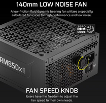 fulla - CORSAIR RM850x Shift 850W ATX 3.1 Juodas (Black) - 2 nuotrauka