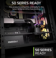 fulla - CORSAIR RM850x Shift 850W ATX 3.1 Juodas (Black) - 6 nuotrauka