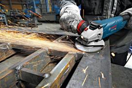 bosch kampinis slifuoklis - Kampinis šlifuoklis Bosch GWS 18-150 L; 1800 W - 2 nuotrauka