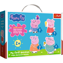 peppa pig puzzle - Dėlionė Trefl My First Puzzles Peppa Pig 36086, 18 vnt. - 3 nuotrauka