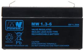akumuliatoriai 3 6v - MPL POWER ELEKTRO MW 1.3-6 - 3 nuotrauka