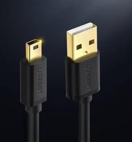 min 1 - Ugreen USB to mini USB cable 1.5m Black - 3 nuotrauka