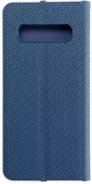 Forcell LUNA Book Carbon dėklas skirtas Samsung Galaxy S10 Mėlyna (Blue)