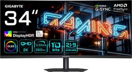 34 oled - Gigabyte Aorus MO34WQC36 34", QD-OLED, UWQHD, 360Hz - 2 nuotrauka