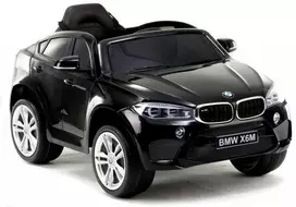 elektrinis dazymo - Lean Cars vaikiškas elektromobilis BMW X6, juodas (Black) - 1 nuotrauka