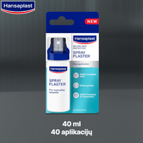 purskiamas pleistras - HANSAPLAST Second Skin Protection purškiamas pleistras, 40 ml - 2 nuotrauka