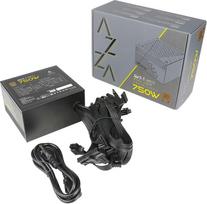 maitinimo blokas psu 750w - AZZA PSAZ-750W 750W Juodas (Black) - 5 nuotrauka