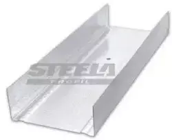 Profilis UA 75 4000, plienas, 75 x 40 x 4000 mm