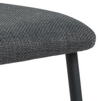 kedes valgomojo 5 - Valgomojo kėdė Denise, matinė, tamsiai pilka, 43.5 cm x 53 cm x 78.5 cm - 6 nuotrauka