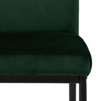 kedi tamsiai zalia - Valgomojo kėdė ArtLife Alm Velvet MT_ACT/KRZ_ALM-DUBLIN_DARK_GREEN_19, juoda/tamsiai žalia, 55 cm x 45 cm x 90.5 cm - 4 nuotrauka