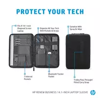 laptopas hp 14 - HP Renew Business 14.1 Laptop Sleeve - 5 nuotrauka