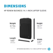 laptopas hp 14 - HP Renew Business 14.1 Laptop Sleeve - 7 nuotrauka