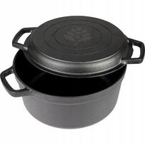 grilinu - BROWIN 330527 ketaus puodas su grilio keptuve 3,5 l - 2 nuotrauka
