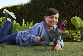 jurassic world tyrannosaurus - Žaislinė figūrėlė Mattel Jurassic World Rebirth Tyrannosaurus Rex, pilka - 2 nuotrauka